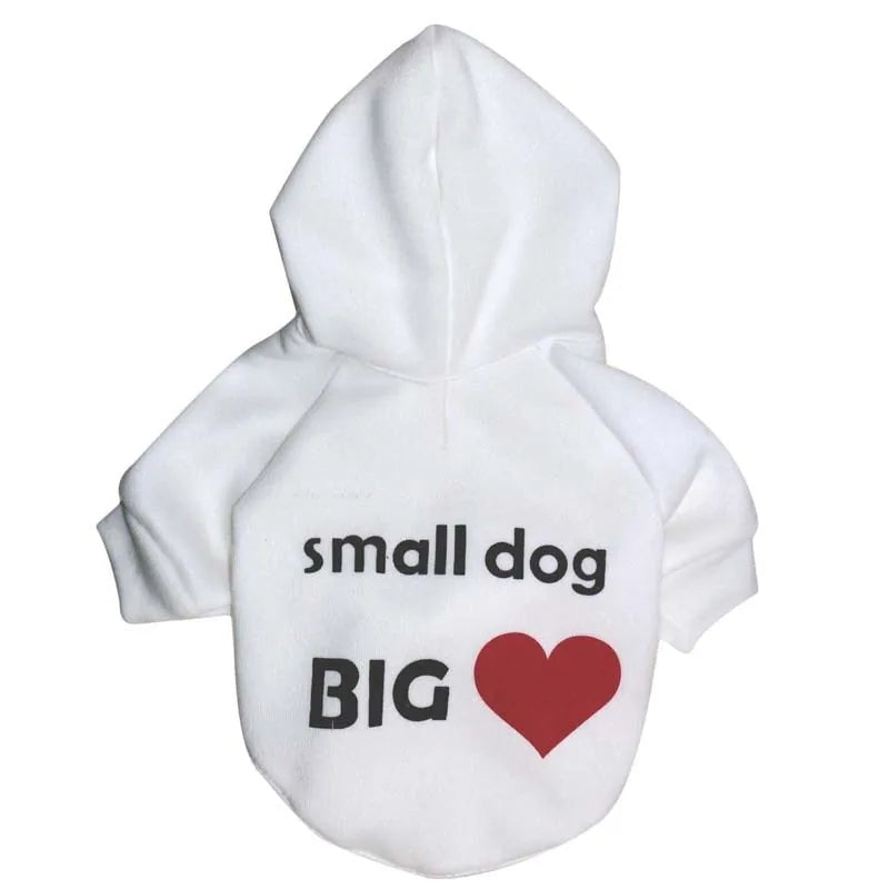 Security Dog Clothes Small Dog Hoodie Coat