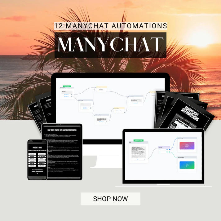 Manychat Automation Flows: PLR & MRR Included!